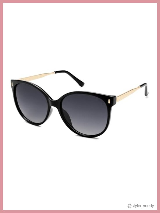 Round Polarized Sunglasses Oversized UV400 Protection for Women Men main image 6